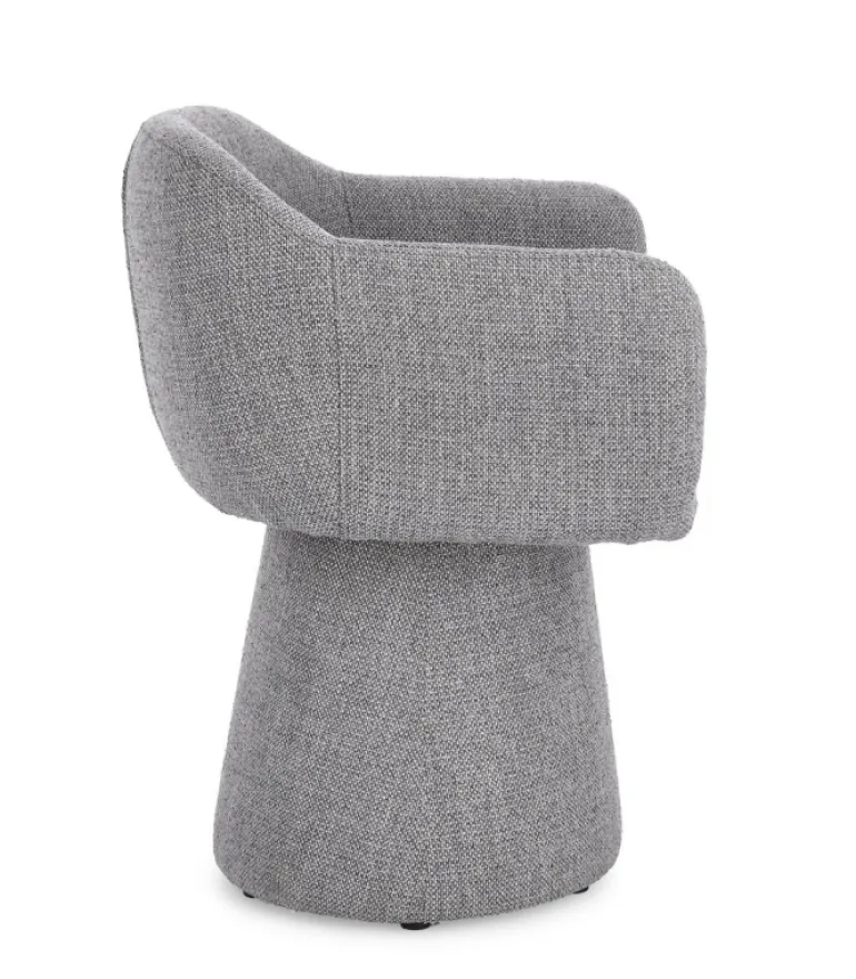 POLTRONA GIREVOLE GRIGIO SCURO - LOTTIE