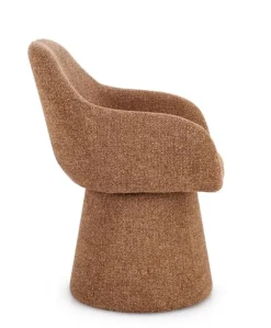 POLTRONA GIREVOLE ANTARA TERRACOTTA