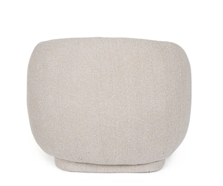 POLTRONA GIREVOLE BRITTANY NATURALE