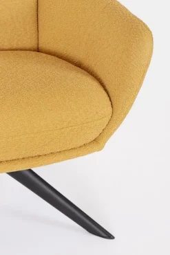 POLTRONA GIREVOLE HAILEY SENAPE