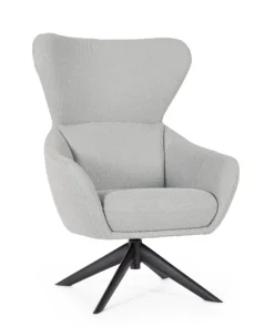 POLTRONA GIREVOLE HAILEY GRIGIO