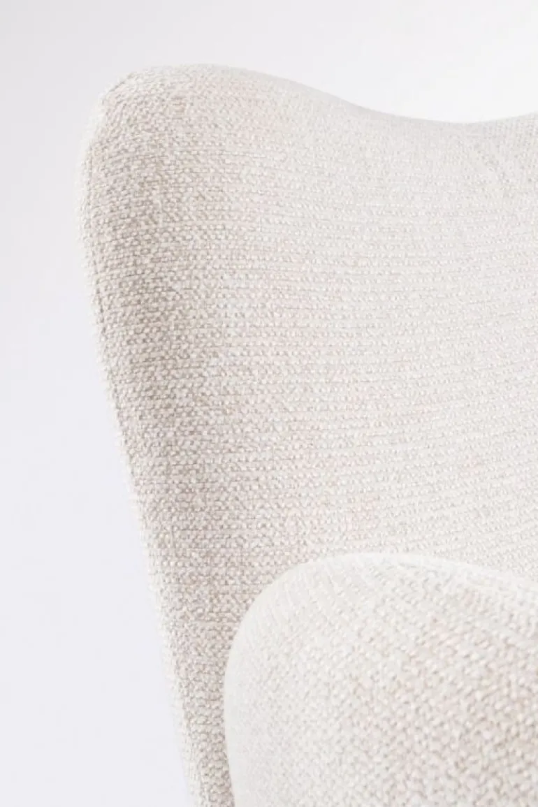 POLTRONA GIREVOLE HARPER BIANCO