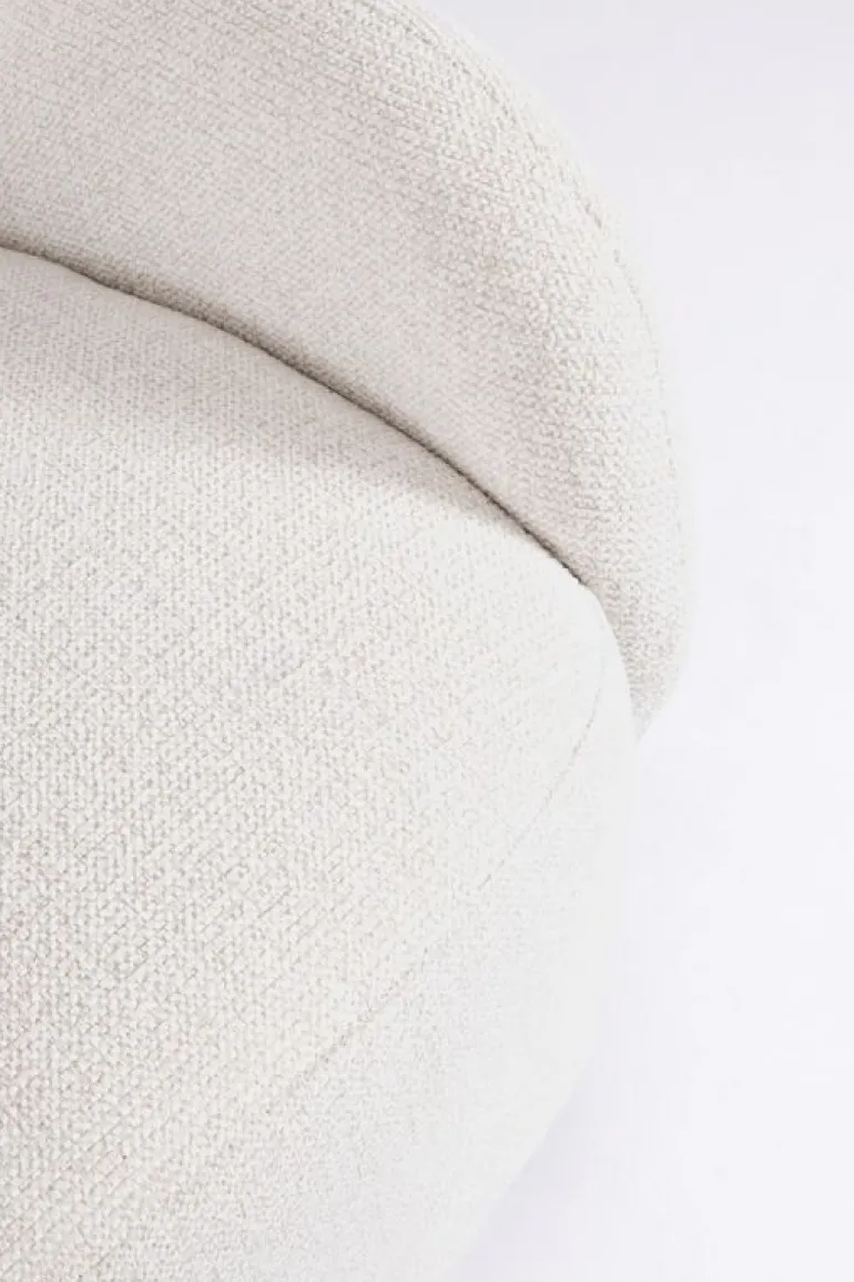 POLTRONA GIREVOLE HARPER BIANCO