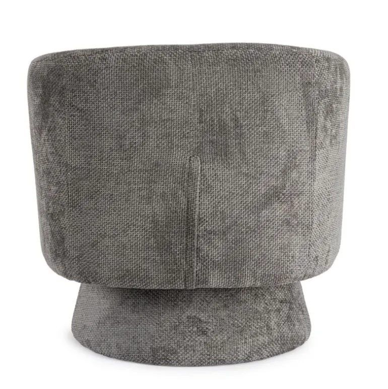 POLTRONA GIREVOLE JULIENNE GRIGIO SCURO