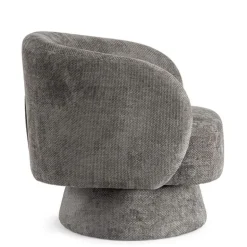 POLTRONA GIREVOLE JULIENNE GRIGIO SCURO