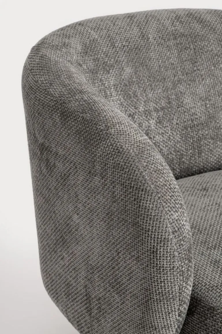 POLTRONA GIREVOLE JULIENNE GRIGIO SCURO