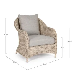 POLTRONA IN ALLUMINIO - ADITYA NEW