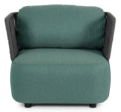 POLTRONA IN ALLUMINIO ANTRACITE - PALMER