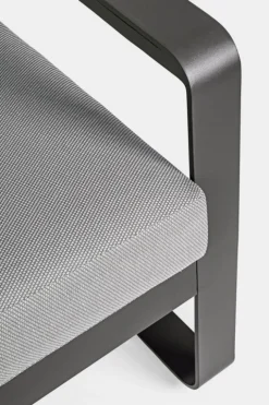 POLTRONA IN ALLUMINIO ANTRACITE YK13 - MERRIGAN