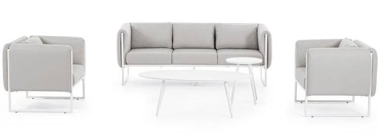 POLTRONA IN ALLUMINIO SABBIA - PIXEL