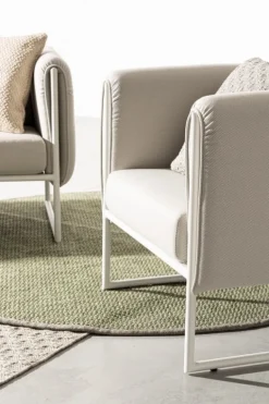 POLTRONA IN ALLUMINIO SABBIA - PIXEL