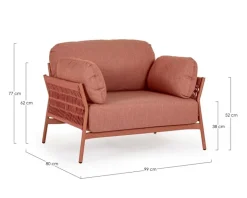 POLTRONA IN ALLUMINIO SIERRA QS21 - PARDIS