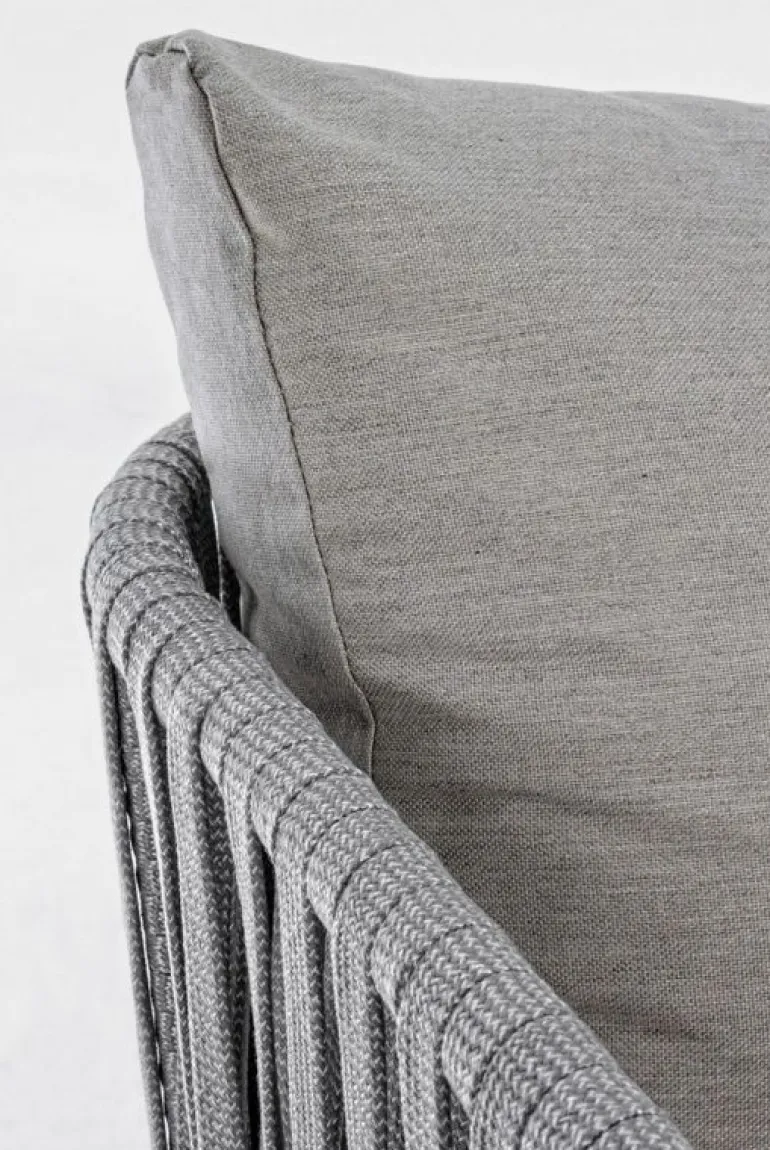 POLTRONA IN CORDA PER ESTERNO BIANCO WG20 - FLORENCIA