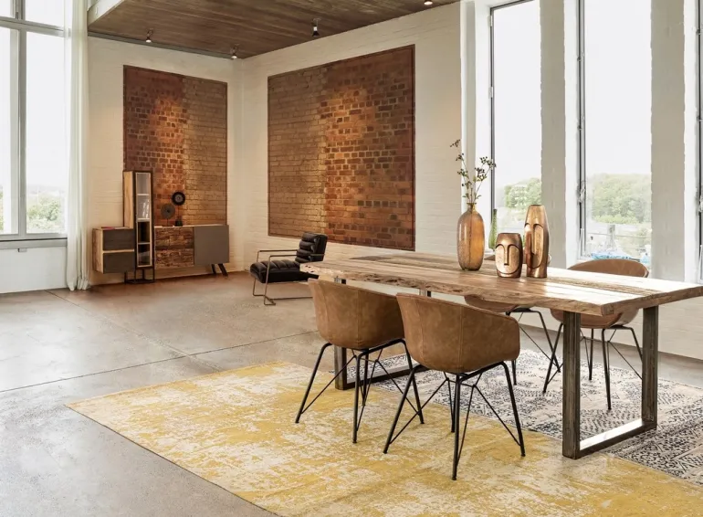 POLTRONA IN ECOPELLE NERA - BRIANNA