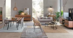 POLTRONA IN FIBRE NATURALI - ESTEBAN