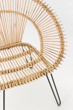 POLTRONA IN FIBRE NATURALI - ESTEBAN