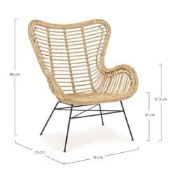 POLTRONA IN LEGNO - CASILDA