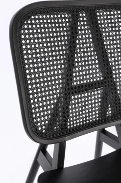 POLTRONA IN LEGNO NERO - YVES