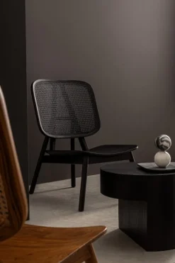 POLTRONA IN LEGNO NERO - YVES