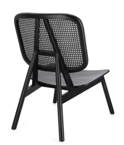 POLTRONA IN LEGNO NERO - YVES