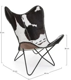 POLTRONA IN PELLE - BUFFALO