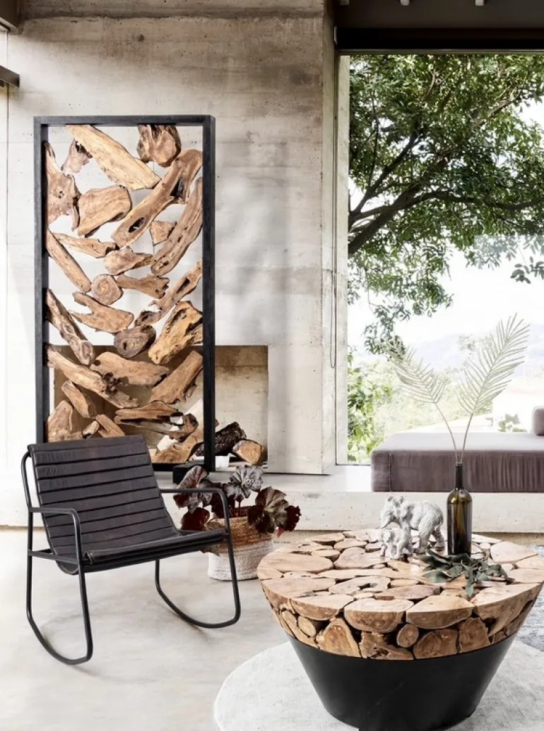 POLTRONA IN PELLE NERA - KARISMA