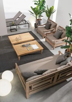 POLTRONA IN TEAK SFODERABILE - BALI FSC