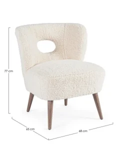 POLTRONA IN TESSUTO - CORTINA