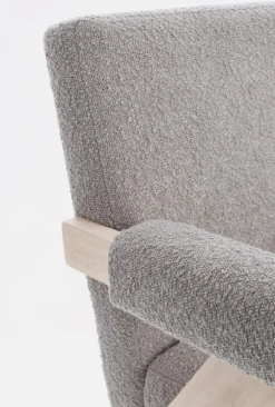 POLTRONA IN TESSUTO TORTORA - FAIZA