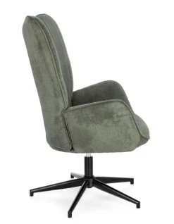 POLTRONA IN TESSUTO VERDE - INAS