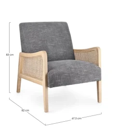 POLTRONA IN TESSUTO WINTER - DEANNA