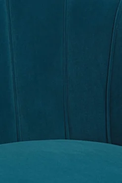 POLTRONA IN VELLUTO BLU - GILIOLA