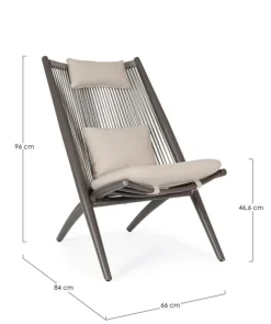 POLTRONA LOUNGE C-C ALOHA COCOA