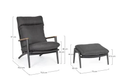 POLTRONA LOUNGE C-C C-POG IBISCO AN WG21