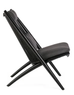 POLTRONA LOUNGE IN CORDA PER ESTERNO NERO XK0Y - ALOHA NEW