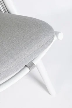 POLTRONA LOUNGE IN CORDA PER ESTERNO BIANCA XK03 - ALOHA NEW