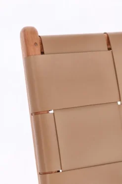 POLTRONA LOUNGE IN PELLE TORTORA - JOANNA