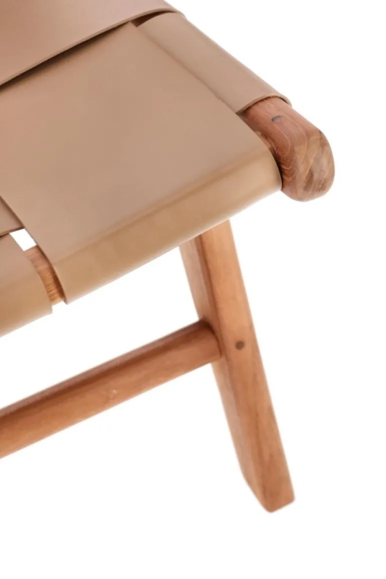 POLTRONA LOUNGE IN PELLE TORTORA - JOANNA