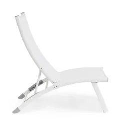 POLTRONA LOUNGE RECLINABILE BIANCA - TAYLOR
