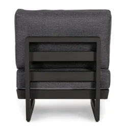 POLTRONA MODULARE IN ALLUMINIO ANTRACITE WG21 - INFINITY