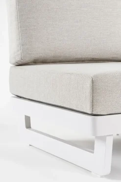 POLTRONA MODULARE IN ALLUMINIO BIANCO WG20 - INFINITY