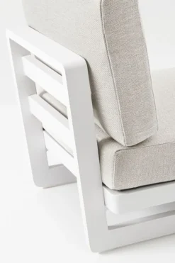 POLTRONA MODULARE IN ALLUMINIO BIANCO WG20 - INFINITY