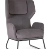 POLTRONA OPHELIA GRIGIO SCURO