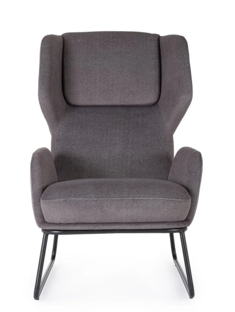 POLTRONA OPHELIA GRIGIO SCURO