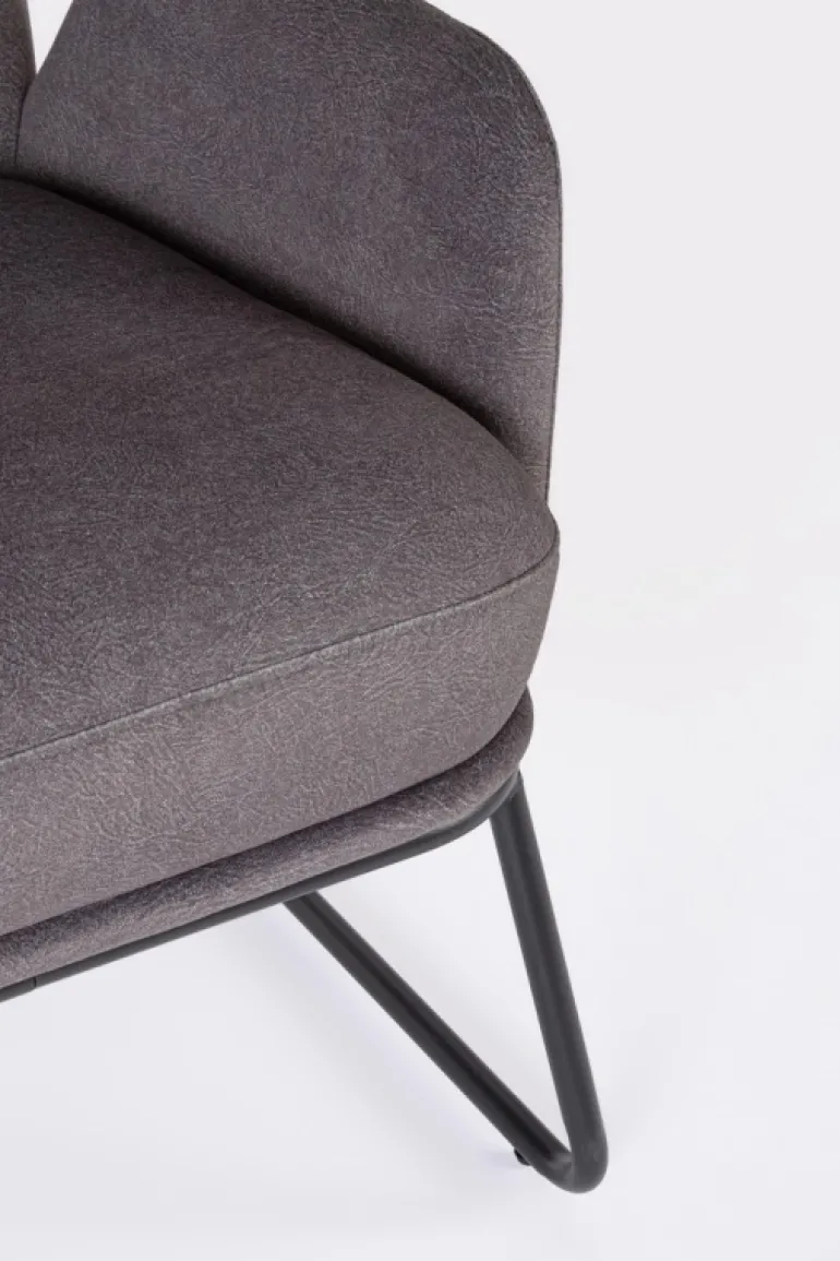 POLTRONA OPHELIA GRIGIO SCURO