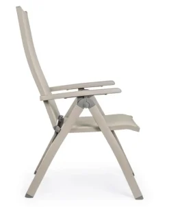 POLTRONA RECLINABILE IN ALLUMINIO PIEGHEVOLE - VICTOR