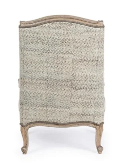 POLTRONA SFODERABILE IN TESSUTO - ELODIE