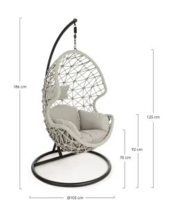 POLTRONA SOSPESA IN FIBRA SINTETICA - KELLY