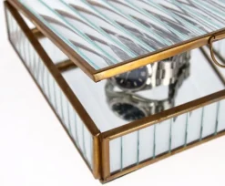 PORTAGIOIE TEHRI RIGHE TRAS OR 17,5X17,5