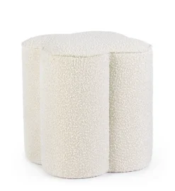 POUF EFFETTO BOUCLE' NATURALE - COINTA